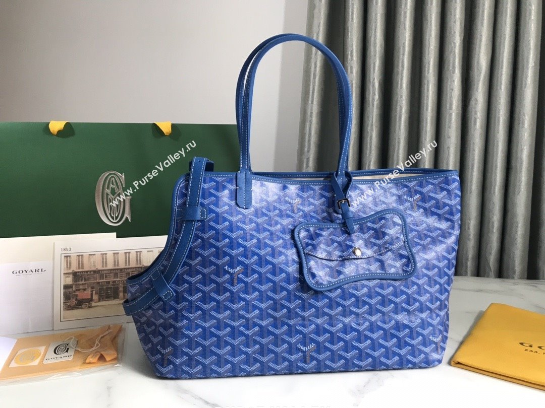 Goyard Chien Gris Dog Bag Blue 2025 (ZH-25110739)