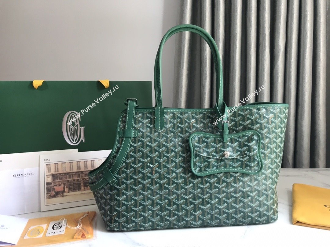 Goyard Chien Gris Dog Bag Green 2025 (ZH-25110740)