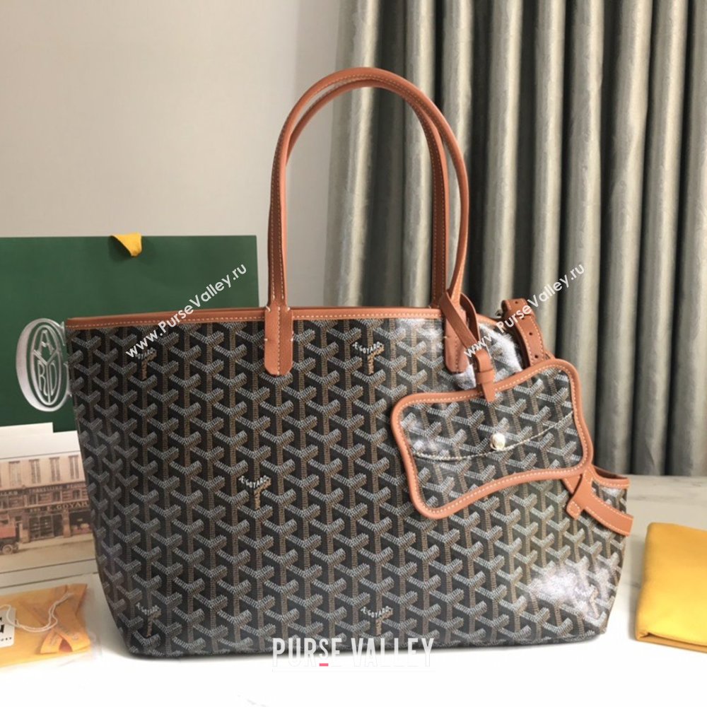 Goyard Chien Gris Dog Bag Black/Brown 2025 (ZH-25110737)