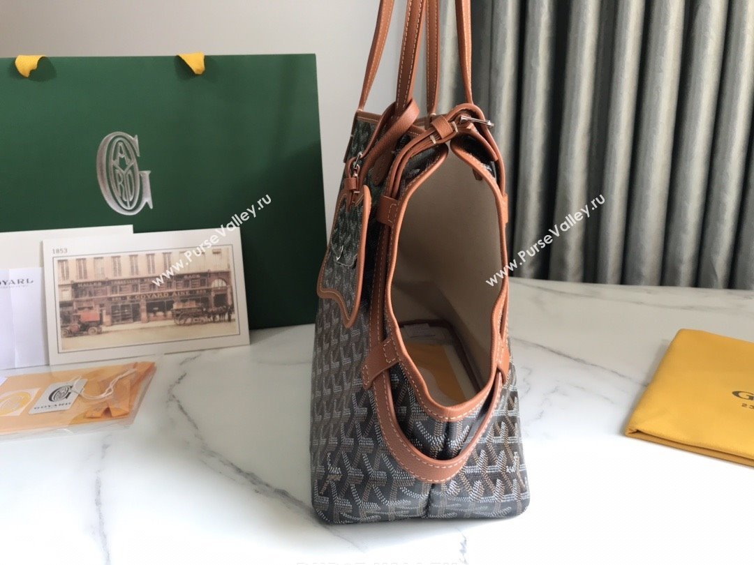 Goyard Chien Gris Dog Bag Black/Brown 2025 (ZH-25110737)