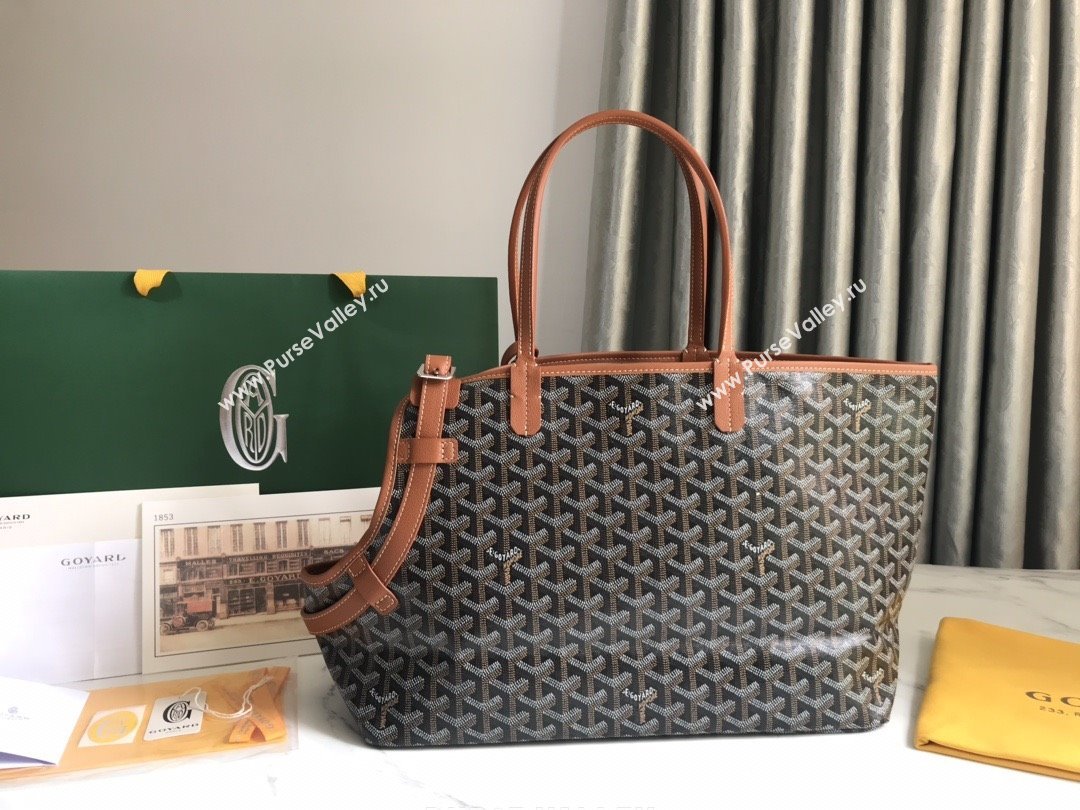 Goyard Chien Gris Dog Bag Black/Brown 2025 (ZH-25110737)