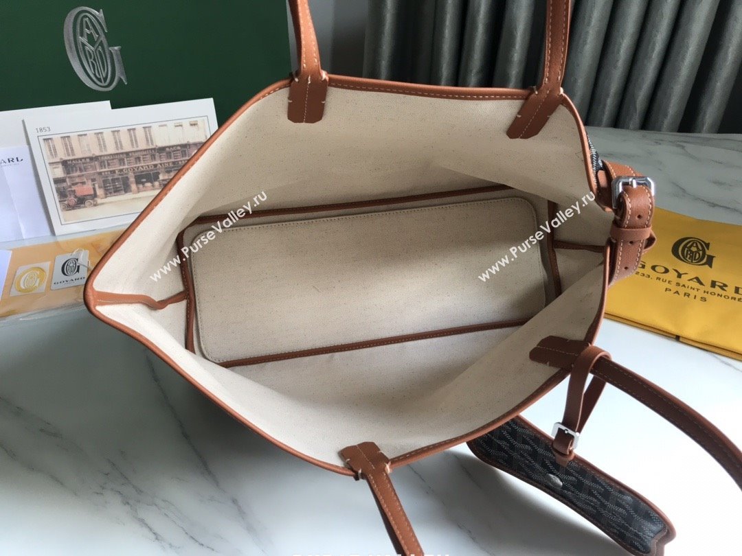 Goyard Chien Gris Dog Bag Black/Brown 2025 (ZH-25110737)