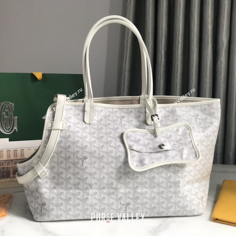 Goyard Chien Gris Dog Bag White 2025 (ZH-25110736)
