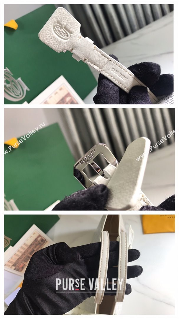 Goyard Chien Gris Dog Bag White 2025 (ZH-25110736)