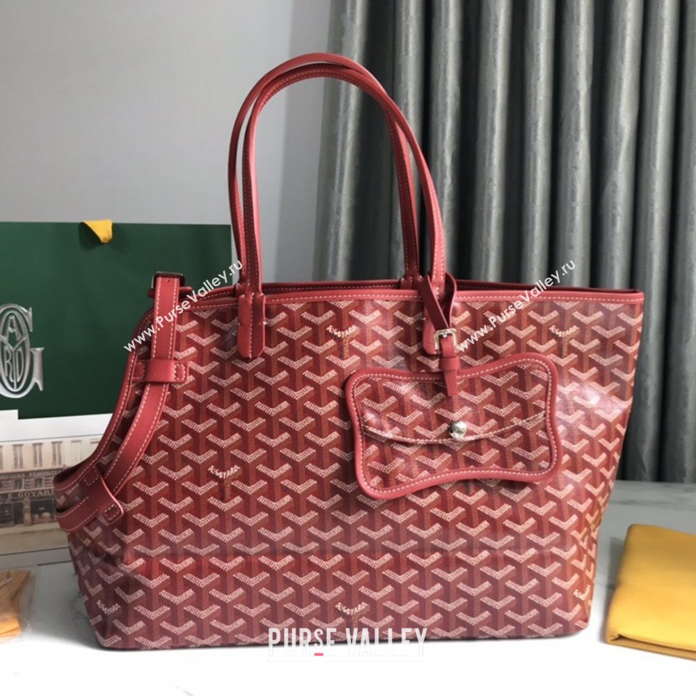 Goyard Chien Gris Dog Bag Red 2025 (ZH-25110735)