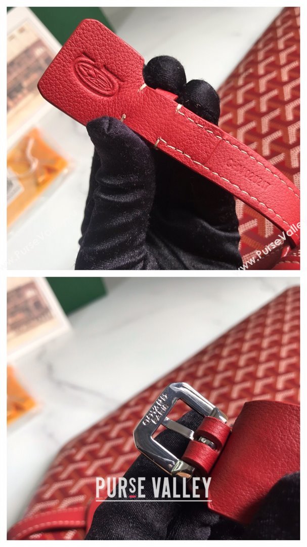 Goyard Chien Gris Dog Bag Red 2025 (ZH-25110735)