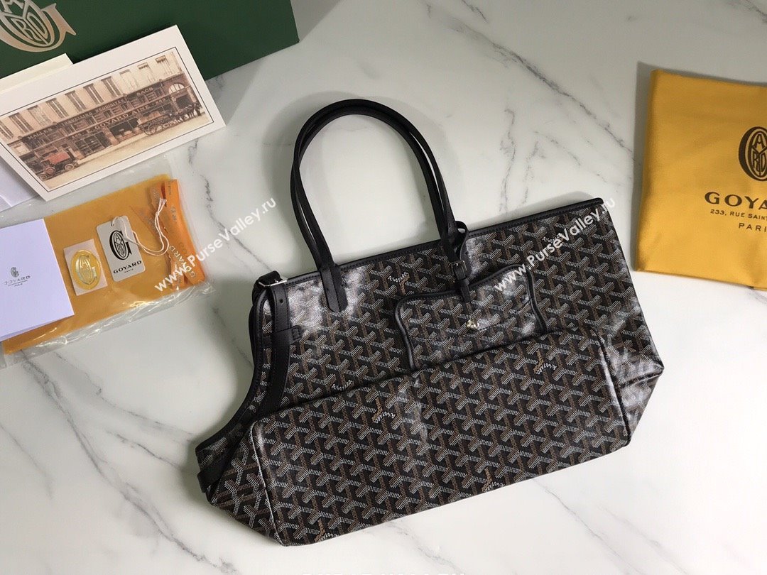 Goyard Chien Gris Dog Bag Black 2025 (ZH-25110731)