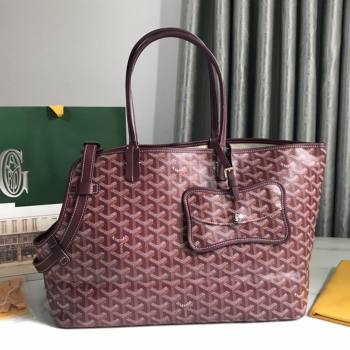 Goyard Chien Gris Dog Bag Burgundy 2025 (ZH-25110734)