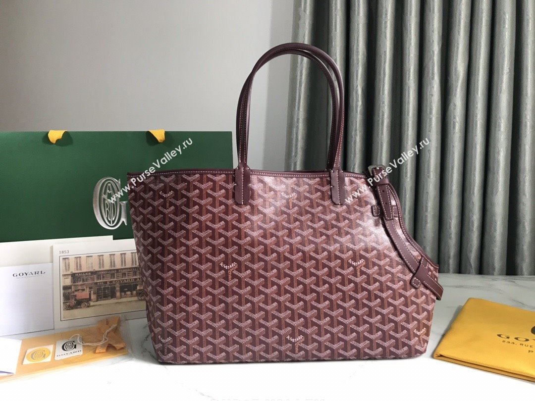Goyard Chien Gris Dog Bag Burgundy 2025 (ZH-25110734)