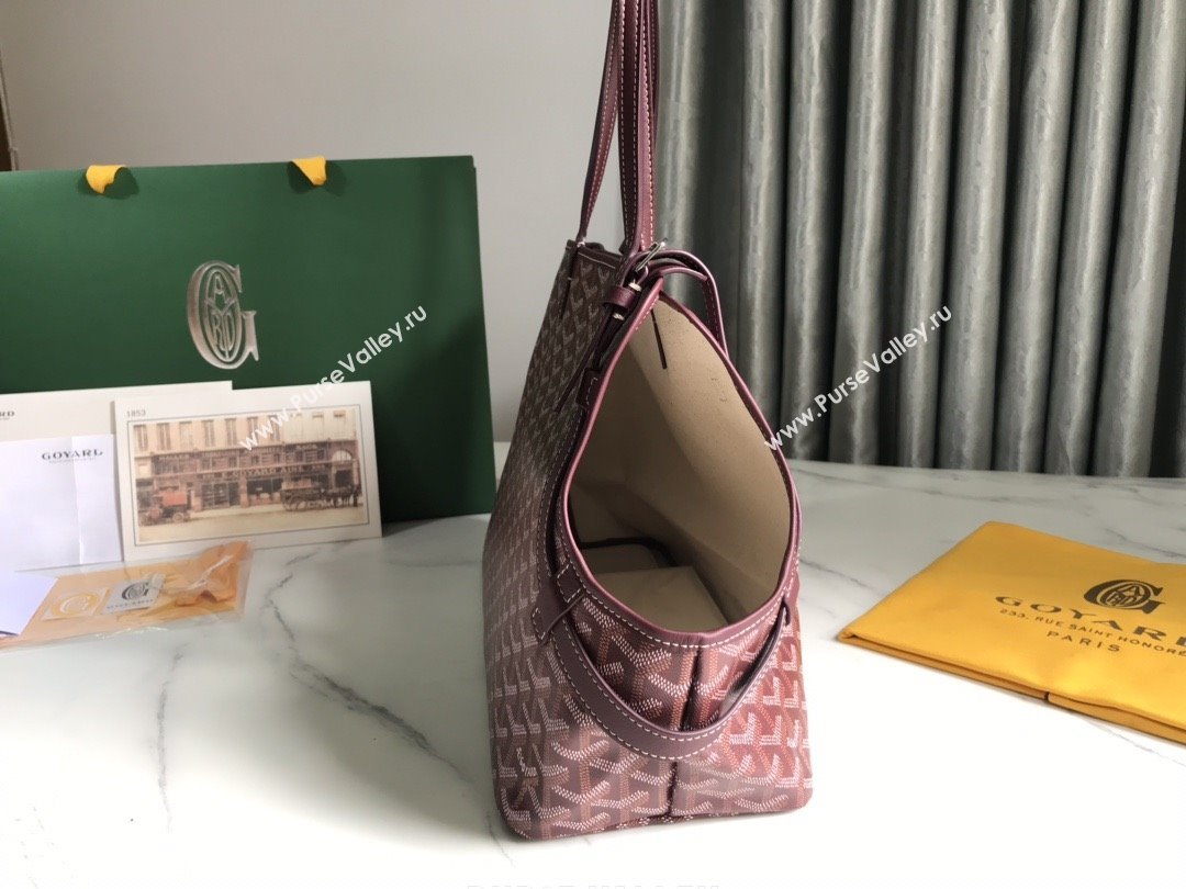 Goyard Chien Gris Dog Bag Burgundy 2025 (ZH-25110734)