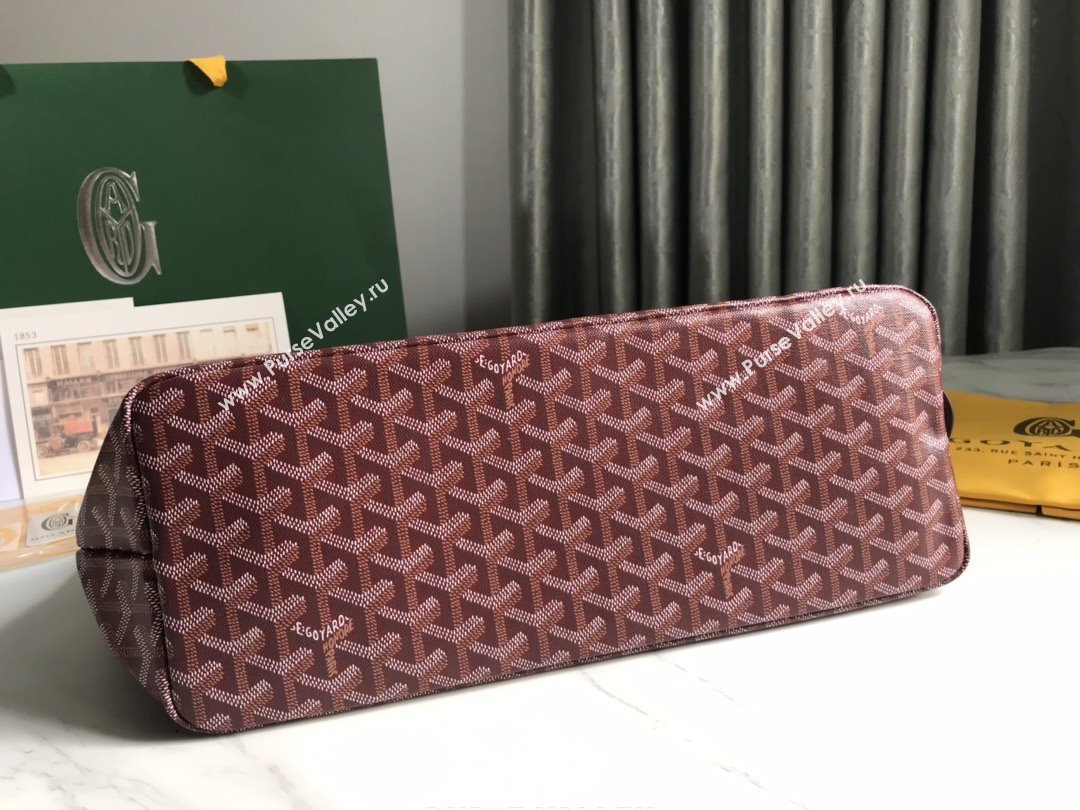 Goyard Chien Gris Dog Bag Burgundy 2025 (ZH-25110734)