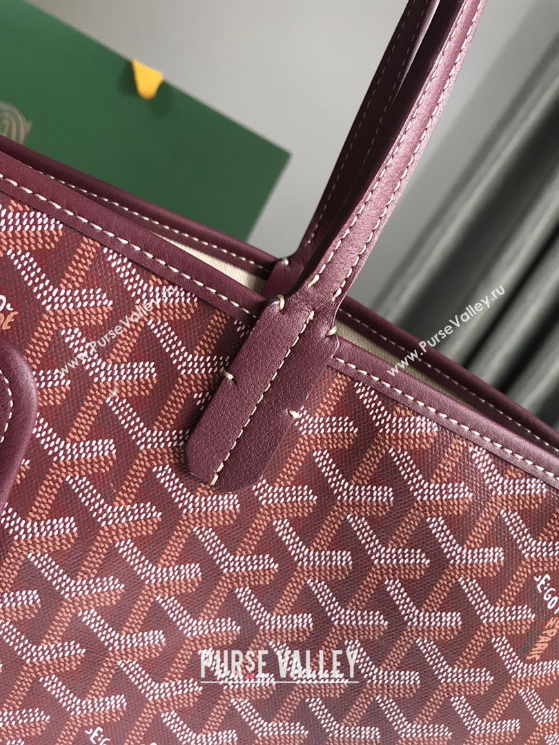 Goyard Chien Gris Dog Bag Burgundy 2025 (ZH-25110734)