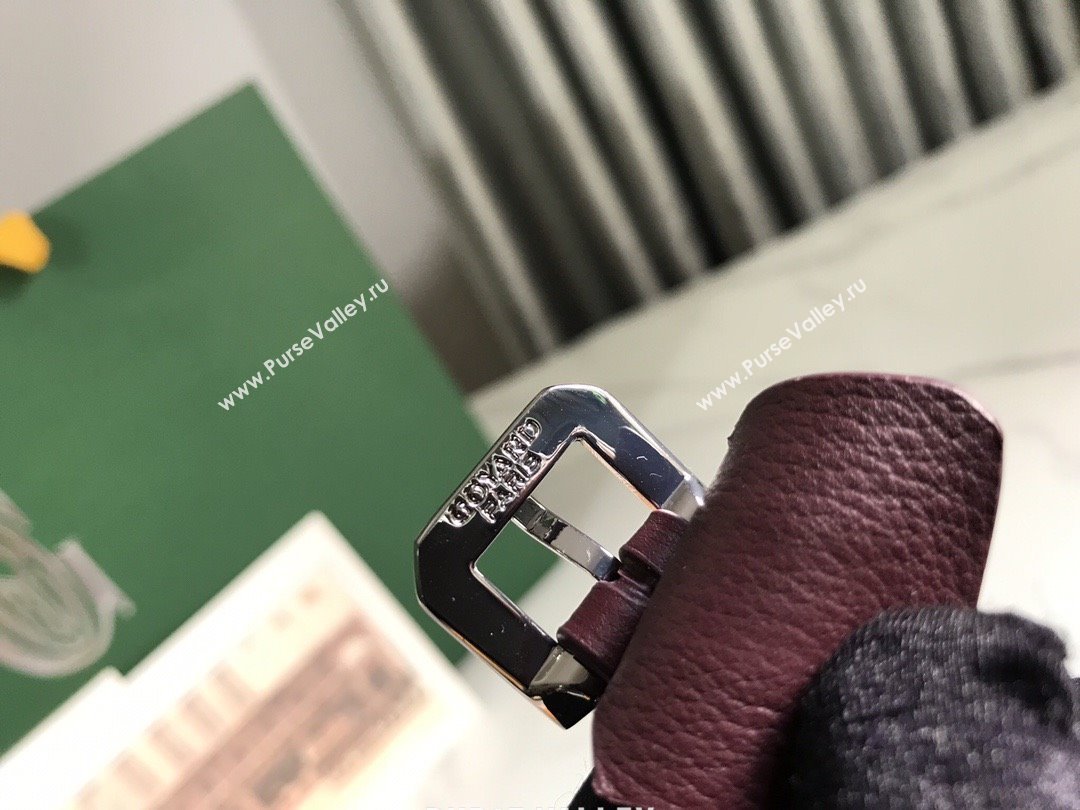 Goyard Chien Gris Dog Bag Burgundy 2025 (ZH-25110734)