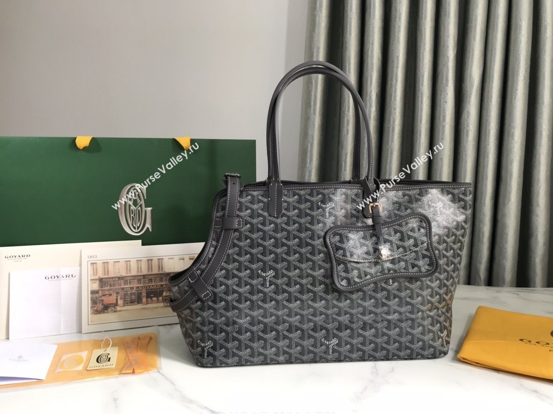 Goyard Chien Gris Dog Bag Grey 2025 (ZH-25110733)