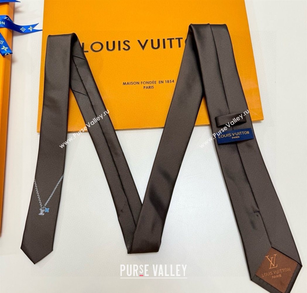 Louis Vuitton Mens Silk Tie 2025 LV111202 (XMN-251112010)