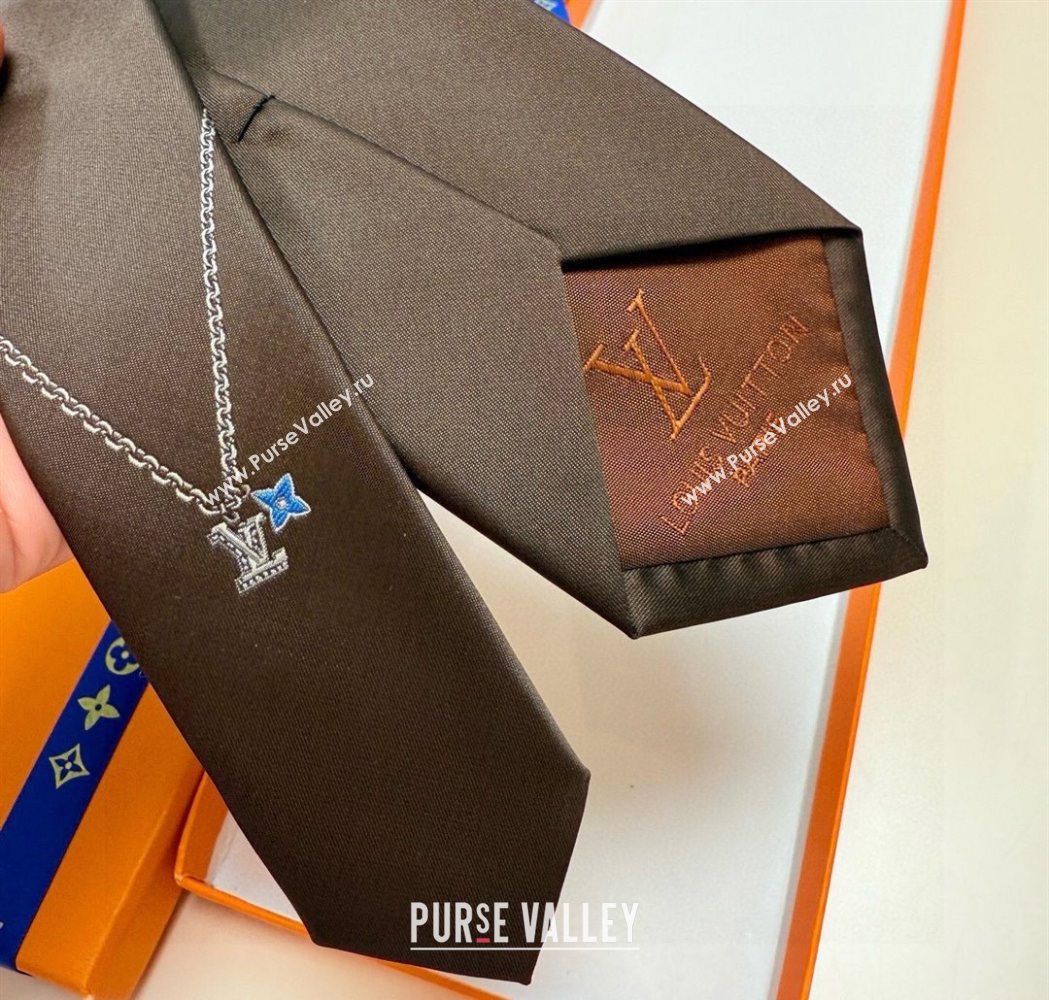 Louis Vuitton Mens Silk Tie 2025 LV111202 (XMN-251112010)