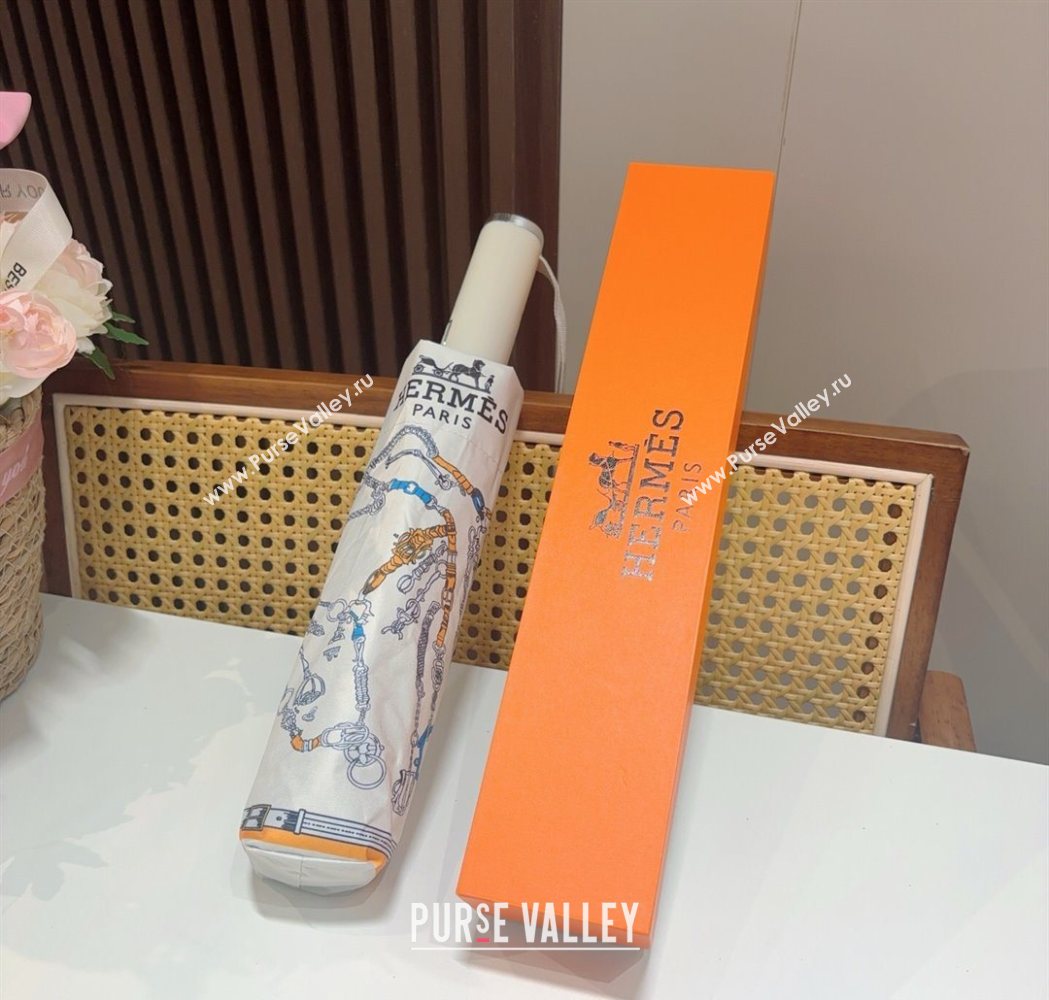 Hermes Umbrella White 2025 HS111201 (SHI-251112026)