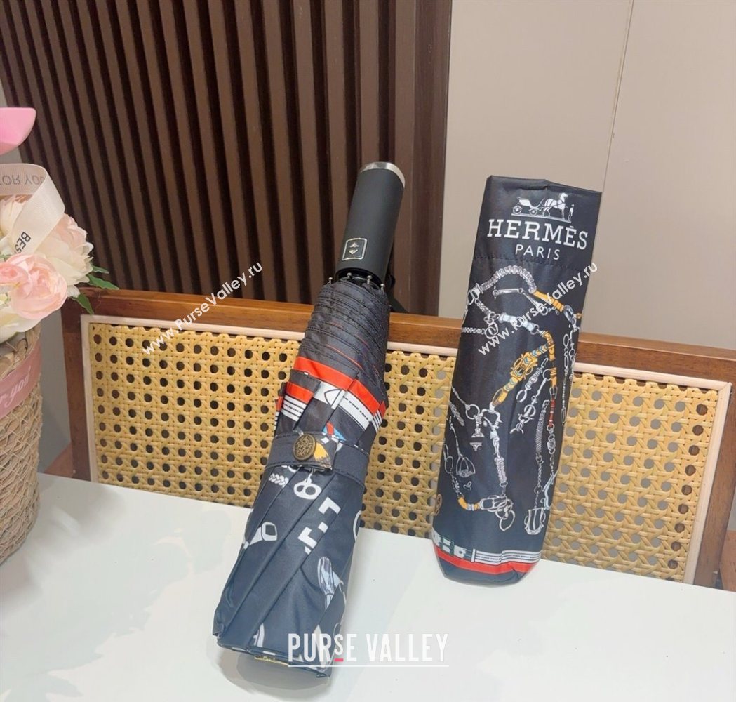 Hermes Umbrella Black 2025 HS111201 (SHI-251112027)