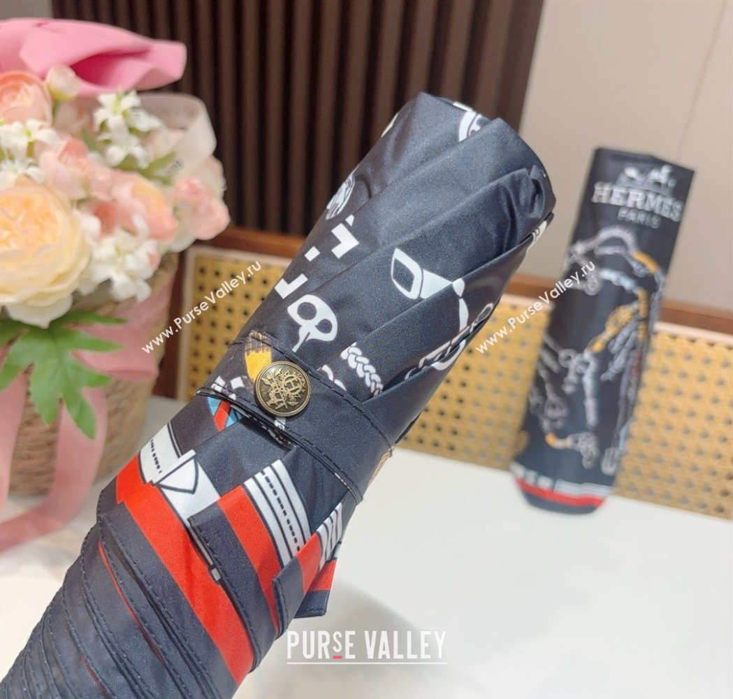 Hermes Umbrella Black 2025 HS111201 (SHI-251112027)