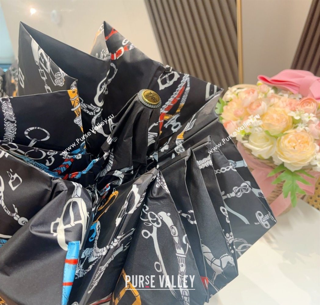 Hermes Umbrella Black 2025 HS111201 (SHI-251112027)