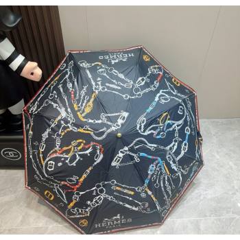 Hermes Umbrella Black 2025 HS111201 (SHI-251112027)