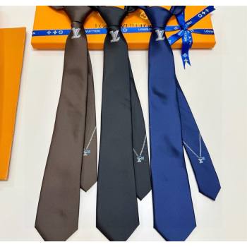 Louis Vuitton Mens Silk Tie 2025 LV111202 (XMN-251112010)