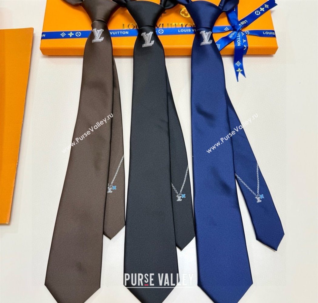 Louis Vuitton Mens Silk Tie 2025 LV111202 (XMN-251112010)