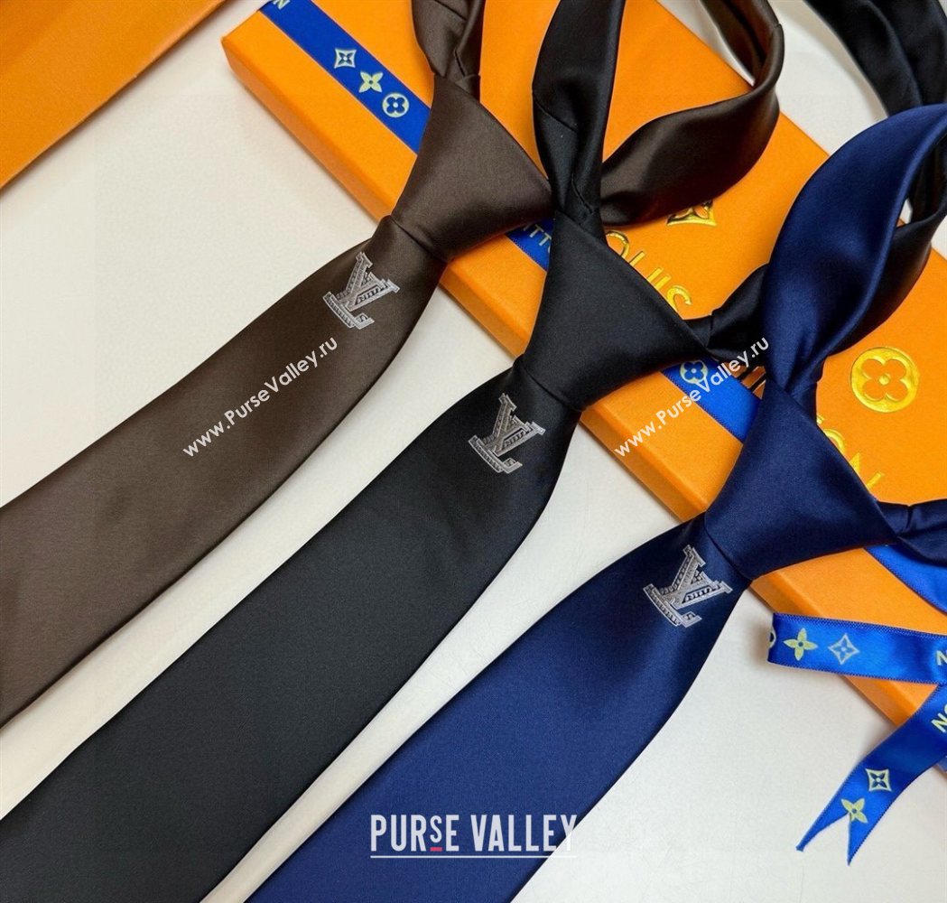 Louis Vuitton Mens Silk Tie 2025 LV111202 (XMN-251112010)