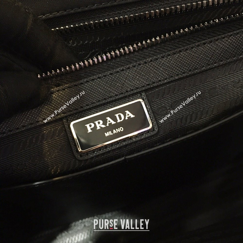 Prada Mens Nylon Cross-Body Messenger Bag 2VD768 Grey/Black 2025 (YZ-25111213)