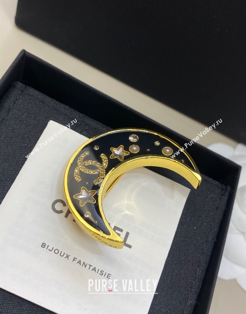 Chanel Moon Brooch Black 2025 1112 (YF-251112126)