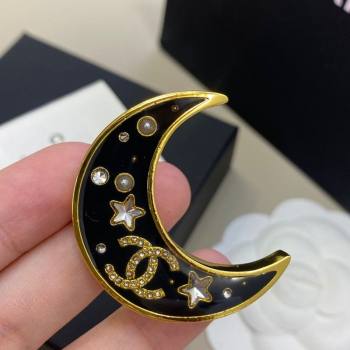 Chanel Moon Brooch Black 2025 1112 (YF-251112126)