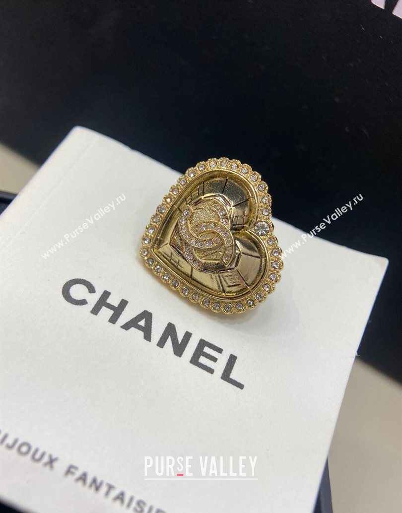 Chanel Heart Stud Earrings Gold 2025 YF111209 (YF-251112129)