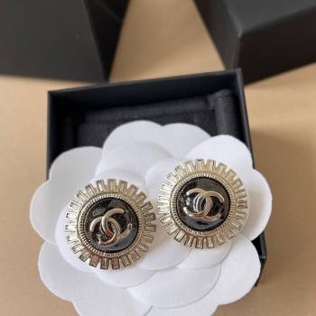 Chanel Stud Earrings Black 2025 YF111202 (YF-251112116)