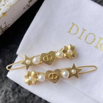 Dior Star Hairclip Gold PAIR 2025 1111 (YF-251112121)