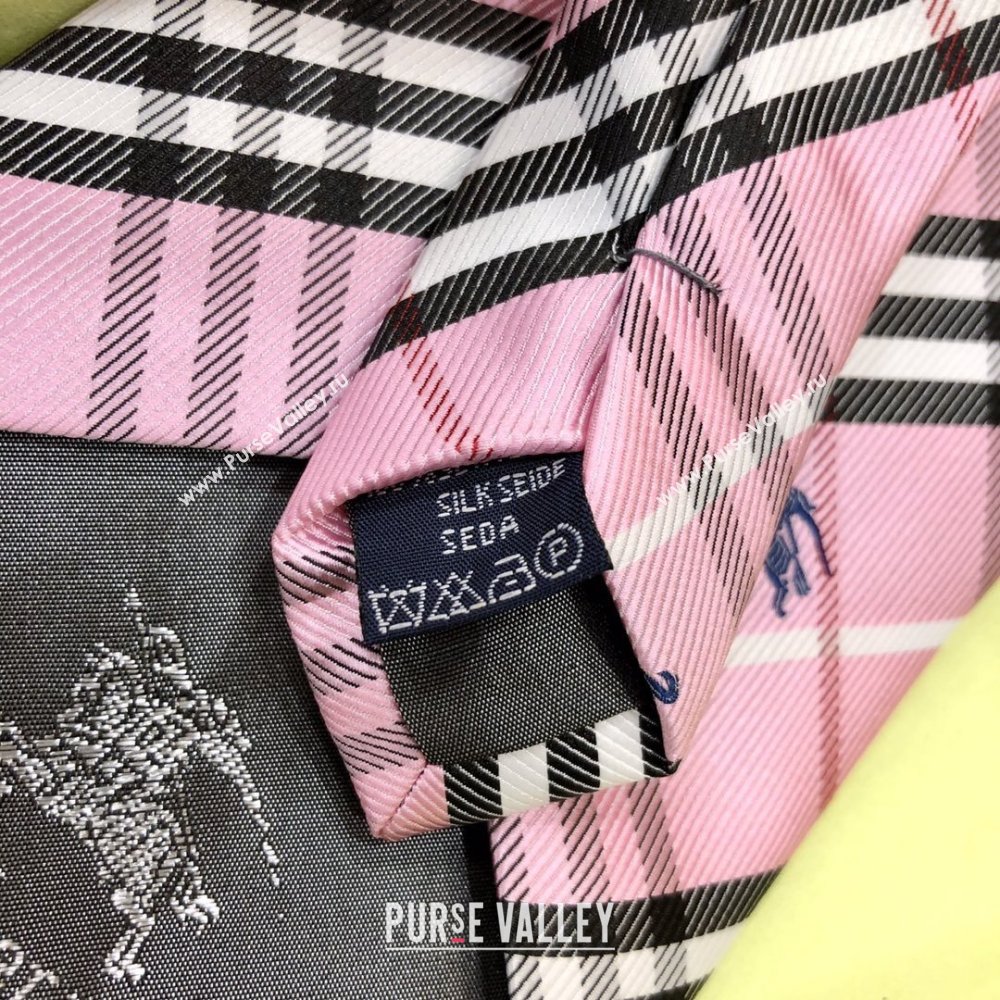 Burberry Silk Tie B111224 Pink 2025 (WTZ-25111224)