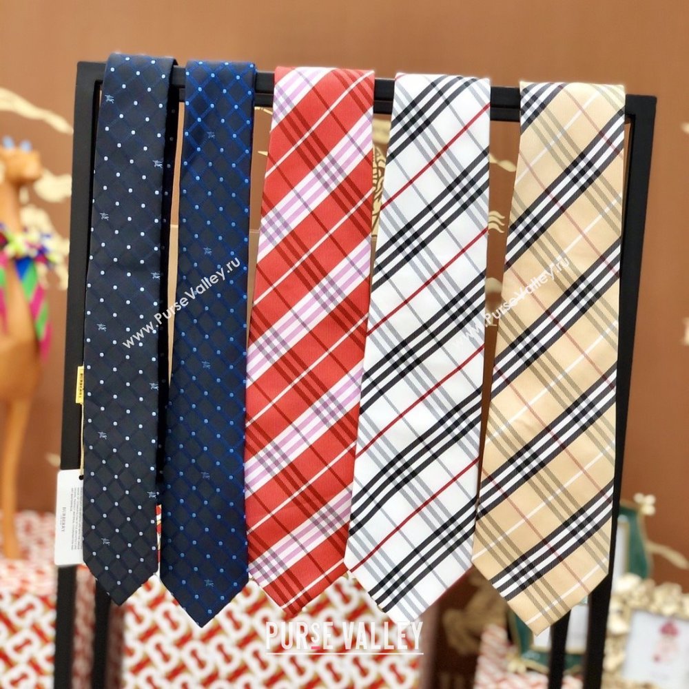 Burberry Silk Tie B111226 Blue 2025 (WTZ-25111226)