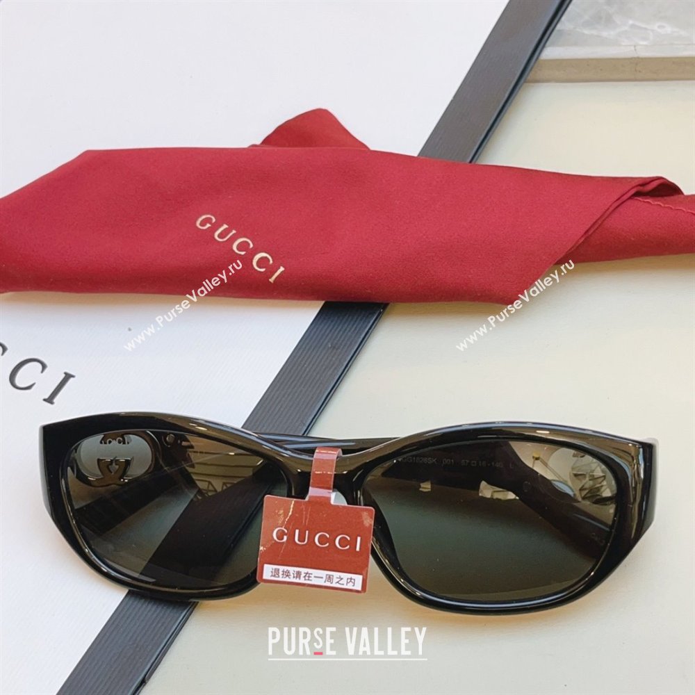 Gucci Sunglasses GG1826SK Black/Silver 2025 (A-25111201)