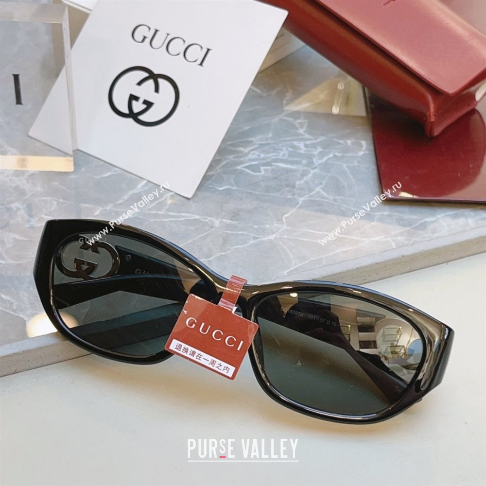Gucci Sunglasses GG1826SK Black/Silver 2025 (A-25111201)