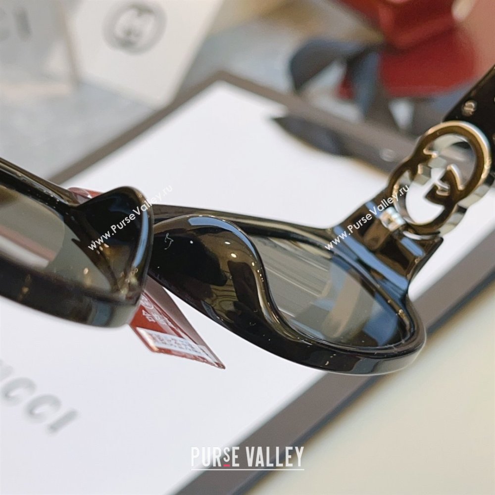 Gucci Sunglasses GG1826SK Black/Silver 2025 (A-25111201)