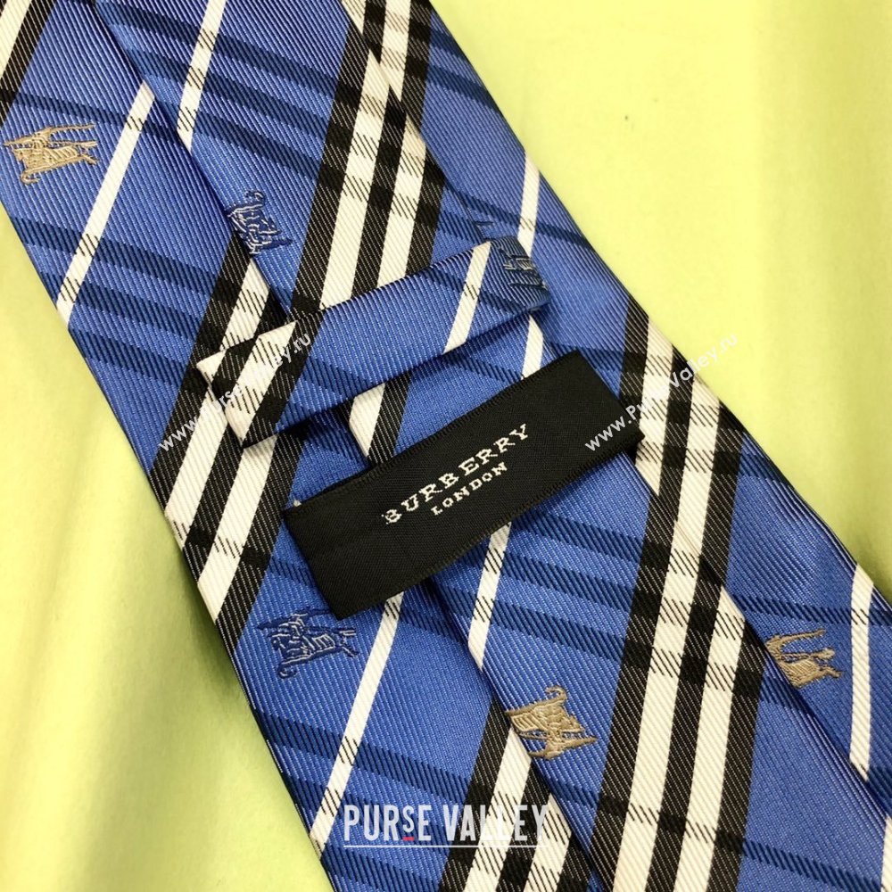 Burberry Silk Tie B111223 Blue 2025 (WTZ-25111223)