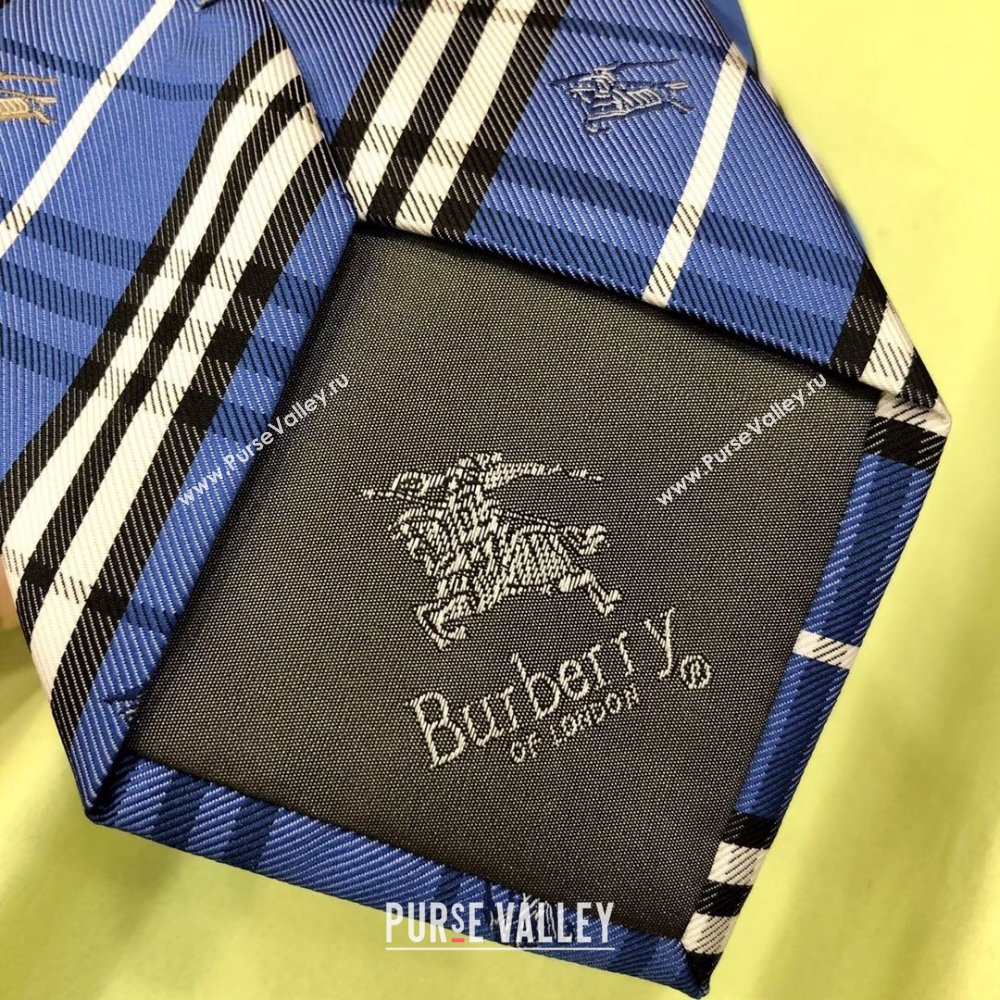 Burberry Silk Tie B111223 Blue 2025 (WTZ-25111223)