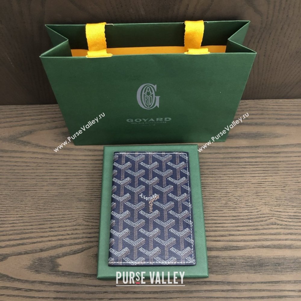 Goyard Grenelle Passport Cover G8502 Deep Blue 2025 (ZH-25111215)