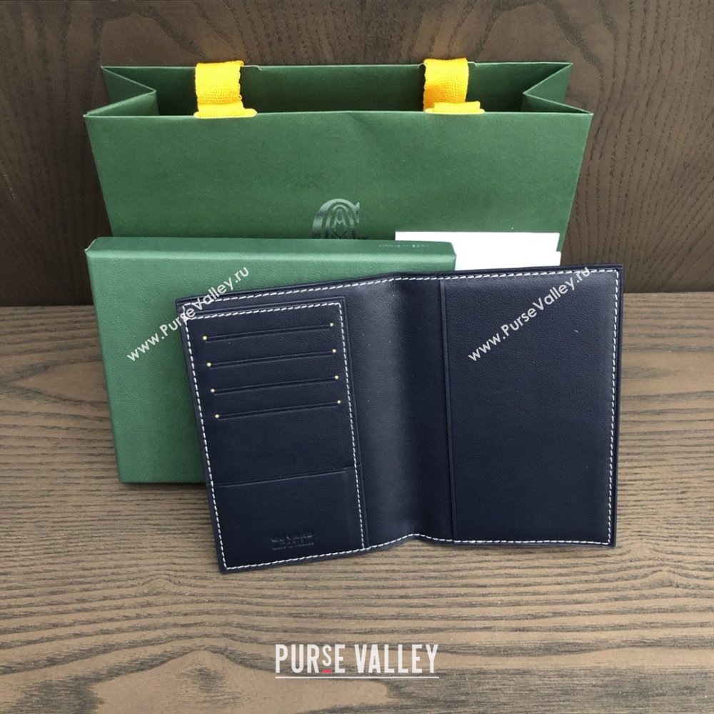 Goyard Grenelle Passport Cover G8502 Deep Blue 2025 (ZH-25111215)