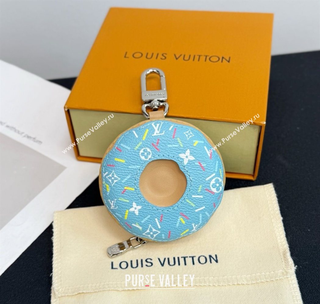 Louis Vuitton Doughnut Bag Charm Light Blue 2025 1113 (HY-251113114)