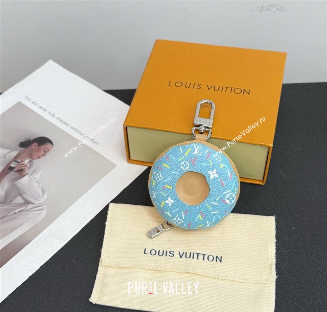 Louis Vuitton Doughnut Bag Charm Light Blue 2025 1113 (HY-251113114)