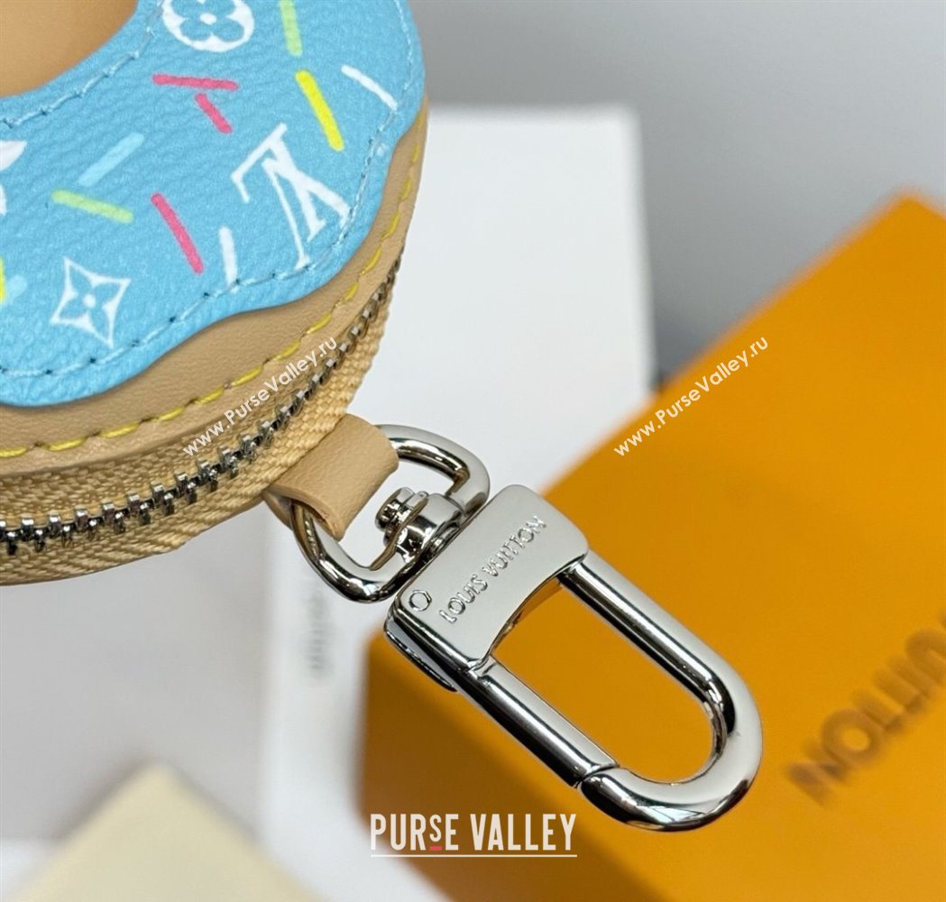 Louis Vuitton Doughnut Bag Charm Light Blue 2025 1113 (HY-251113114)