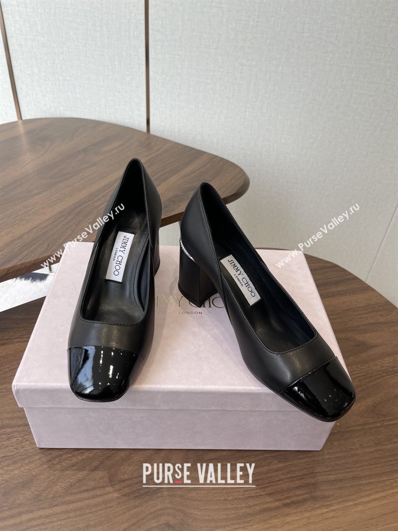 Jimmy Choo Jenson 65 Pumps in Nappa Patent Leather Black 2025 (KL-25111746)