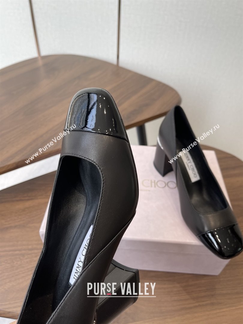 Jimmy Choo Jenson 65 Pumps in Nappa Patent Leather Black 2025 (KL-25111746)