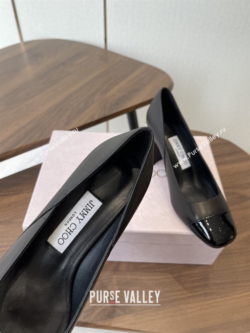 Jimmy Choo Jenson 65 Pumps in Nappa Patent Leather Black 2025 (KL-25111746)