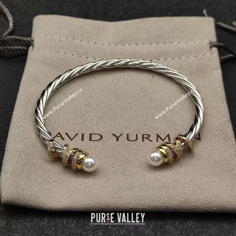 David Yurman Bracelet 4mm D111762 Silver/Gold 2025 (CS-25111762)